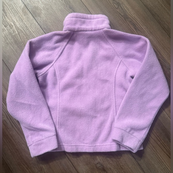 Columbia Youth Lavender Fleece Jacket | Full Zip Soft Fleece | Youth XS - Picture 2 of 3